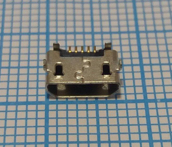 

Микро USB разъем "зеркальный" USB-7