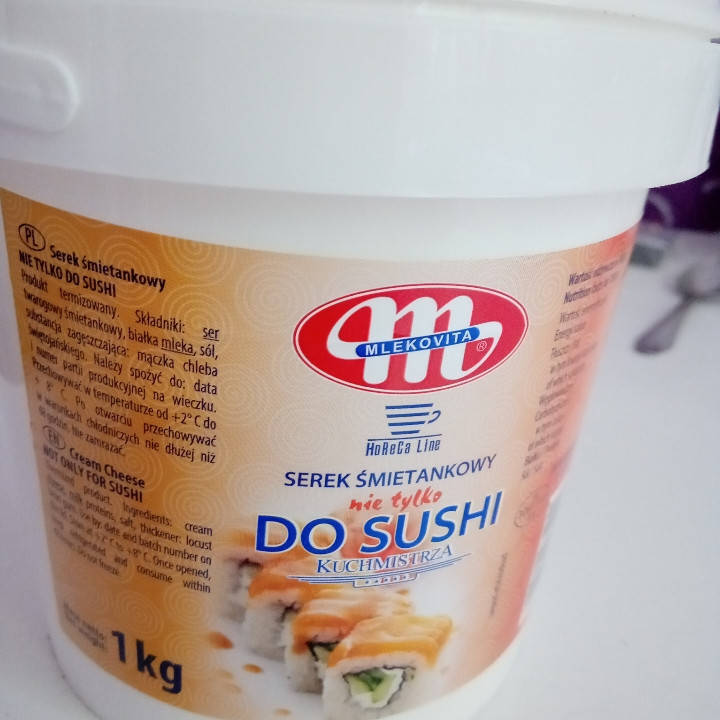 

Крем-сир вершковий "Nie tylko Do sushi" Mlekowita Польща 1 кг