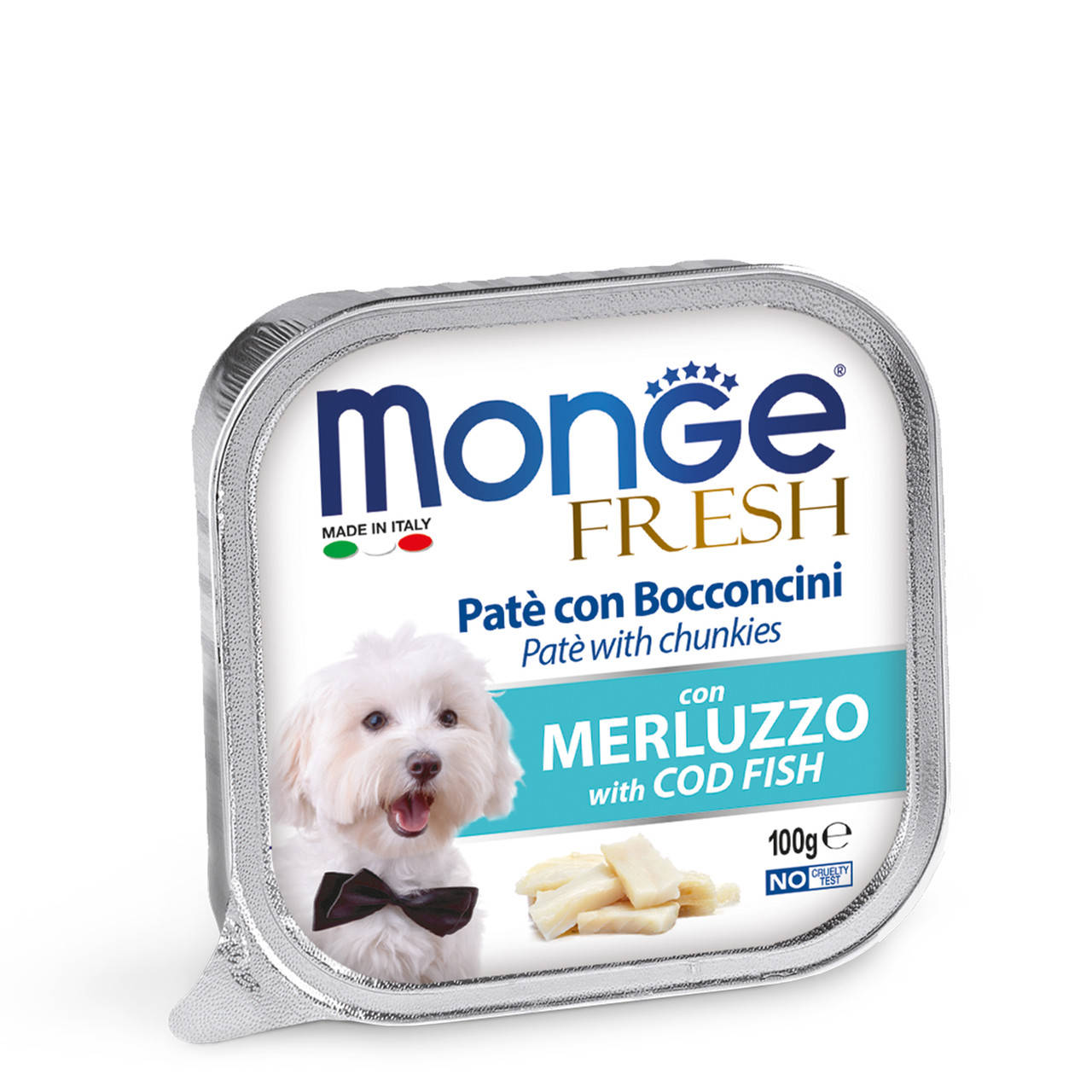 

MONGE DOG FRESH влажный корм для собак с треской 100 г