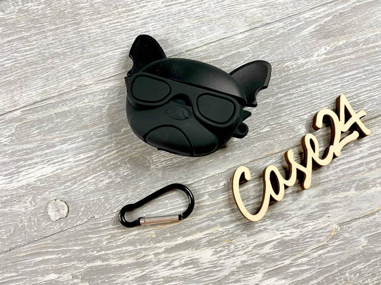 

Чехол Dog in glass на AirPods Pro черный