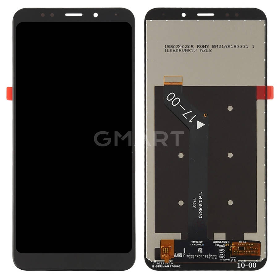 

Дисплей Xiaomi Redmi 5 Plus (LCD экран, тачскрин, стекло в сборе) черный