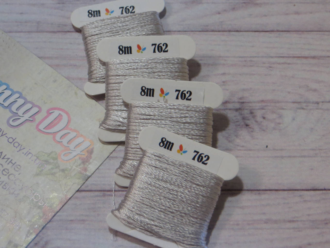 

Мулине Sunny Silk, цвет 762