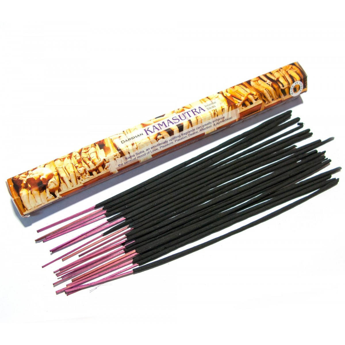 

Угольное благовоние Kamasutra (Камасутра)(Darshan)(6/уп) шестигранник