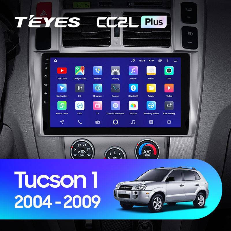 

Штатная магнитола TEYES CC2LPlus Hyundai Tucson 1 (2004 - 2009) Android 10 GPS