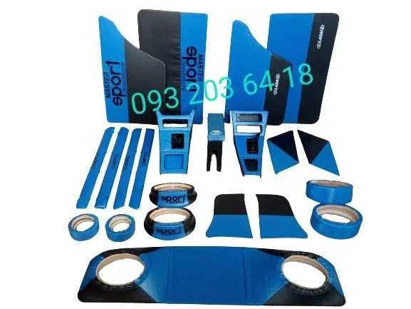 

Тюнинг салона ВАЗ 2101 черно-синий