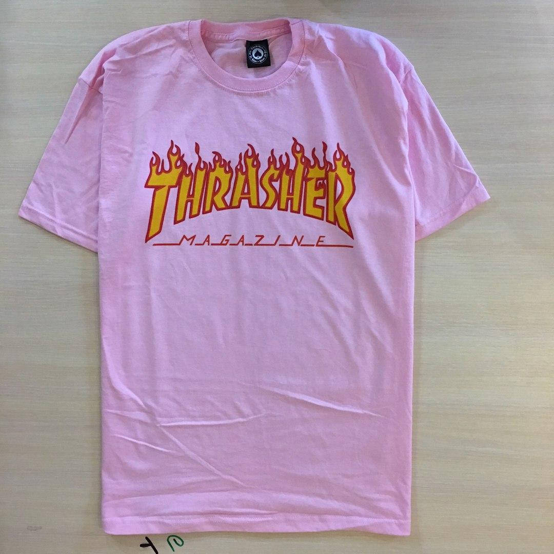 

Футболка Thrasher розовая | Бирка | Реальные фото