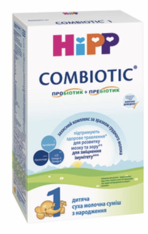 

Детская сухая молочная смесь HiPP(Хипп) Combiotiс 1 с рождения 300гр.НОВИНКА