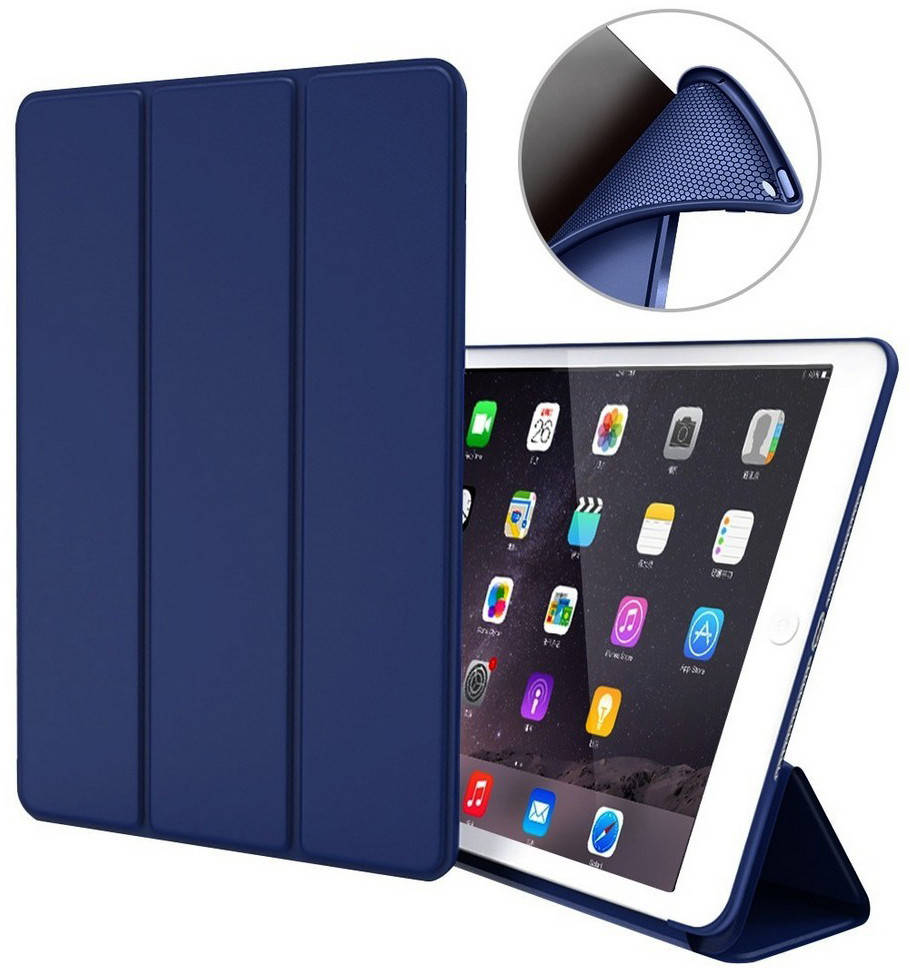 

Чехол iPad Mini 1/2/3 (Накладка с ТермоЭффектом) Dark Blue, Черный