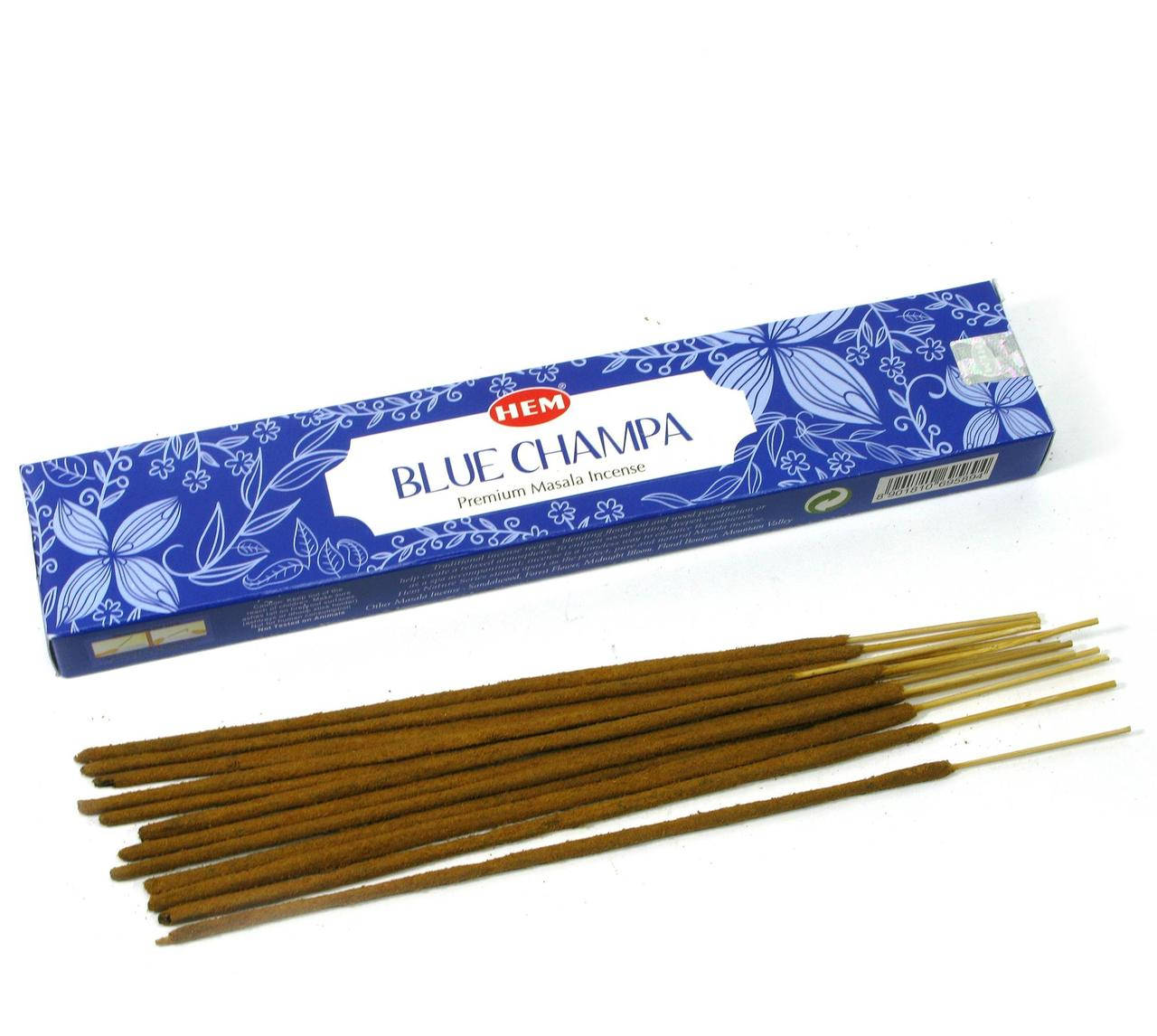 

Благовония Blue Champa Masala, Голубая Чампа, Hem, Пыльцовое