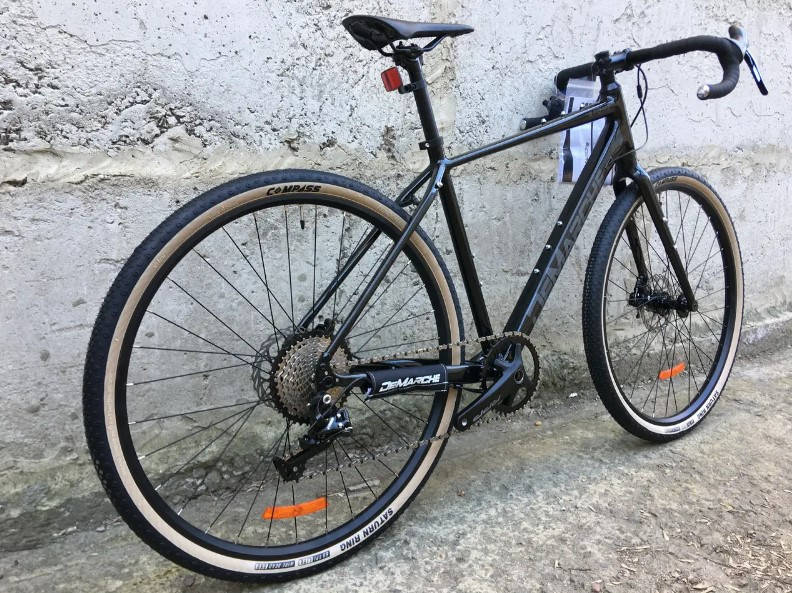 

Гравийный велосипед DeMARCHE Gravel Stone 28" L-TWOO (рама L, 11S, 1х11) 2022, Черный