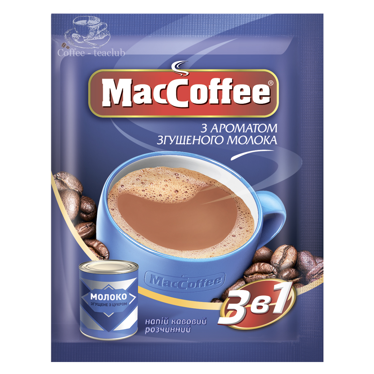 

Кофейный напиток MacCoffee Сгущенное молоко 3в1 (20х18 г)