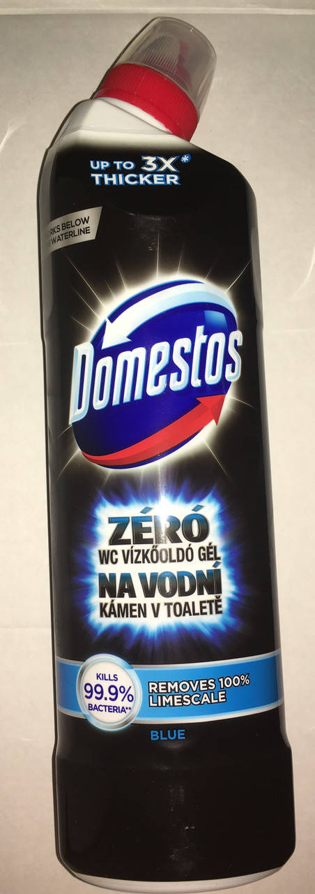 

Дезінфікуючий засіб для чищення унітазу Domestos Zero Океан 750 мл
