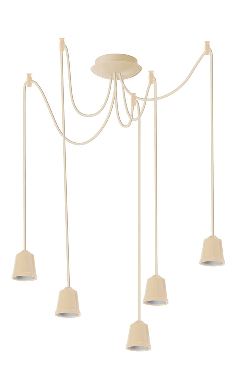 

Люстра павук лофт Sneha, Бежевый