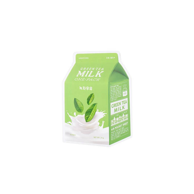 

Тканевая молочная маска с зеленым чаем A'PIEU MILK ONE PACK, 1шт.