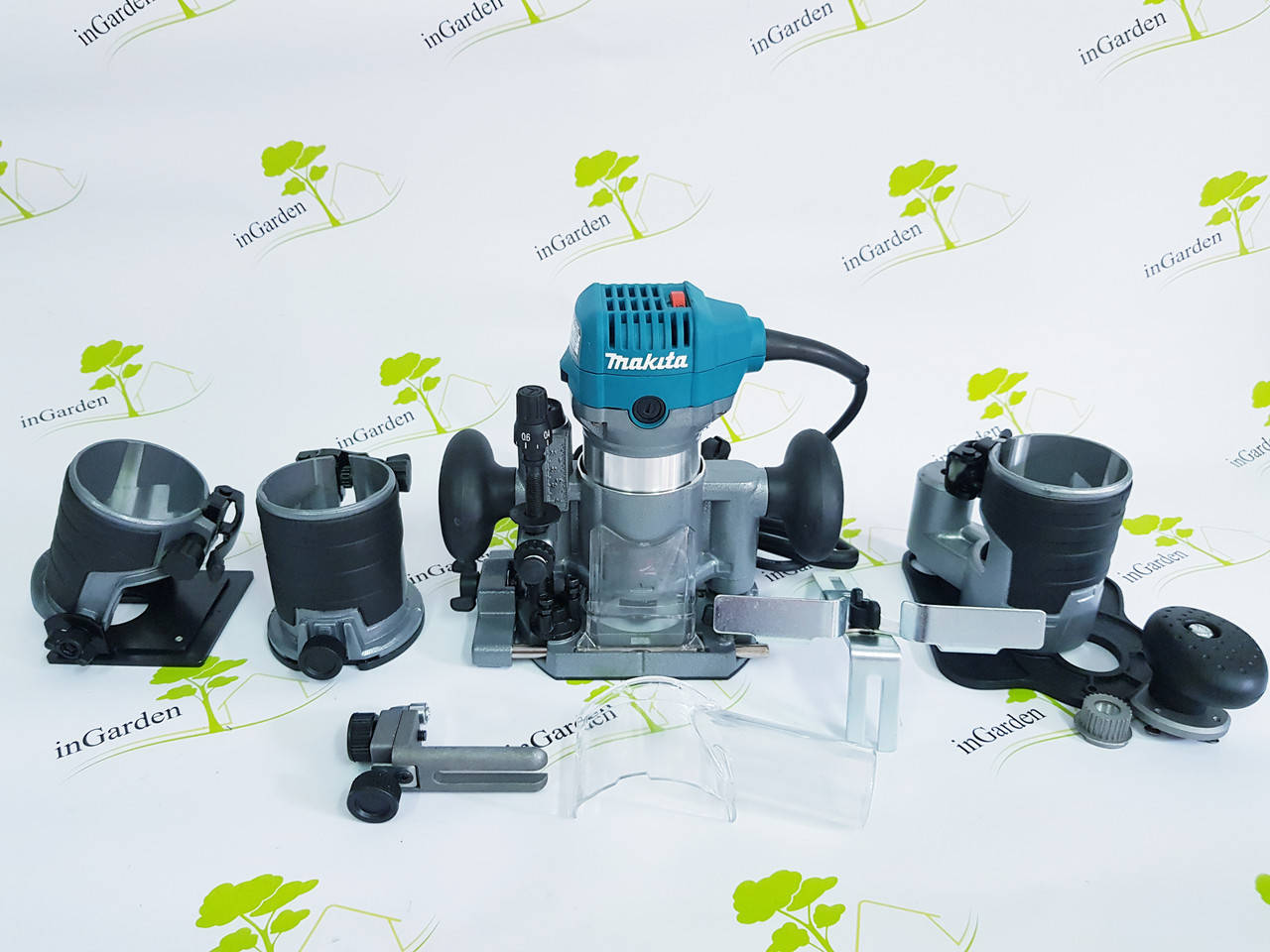 

Фрезер Makita RT0700C 6-8мм 4 базы в комплекте