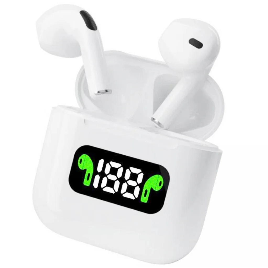 

Беспроводные сенсорные наушники гарнитура в кейсе с микрофоном Bluetooth Apple Air Pro 9 Белый, Черный