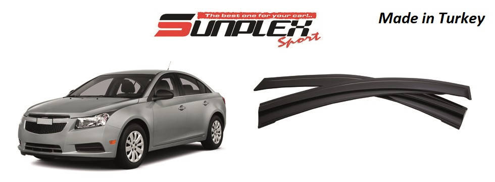 

Дефлектор на окна (ветровики) SUNPLEX CHEVROLET CRUZE 2008-2016 SP-S-16
