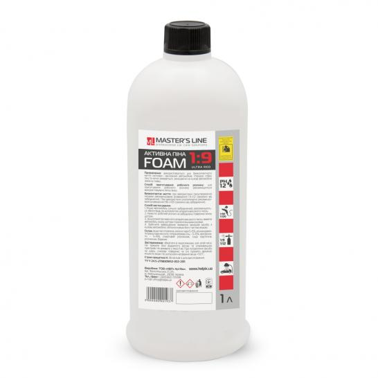 

Пена активная MASTER*S LINE 1:9 Foam Ultra Red 1л 186367