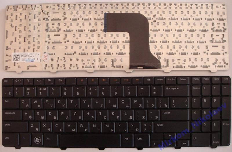 

Клавиатура DELL Inspiron 15 N5010 M5010 NSK-DRASW0R, Черный
