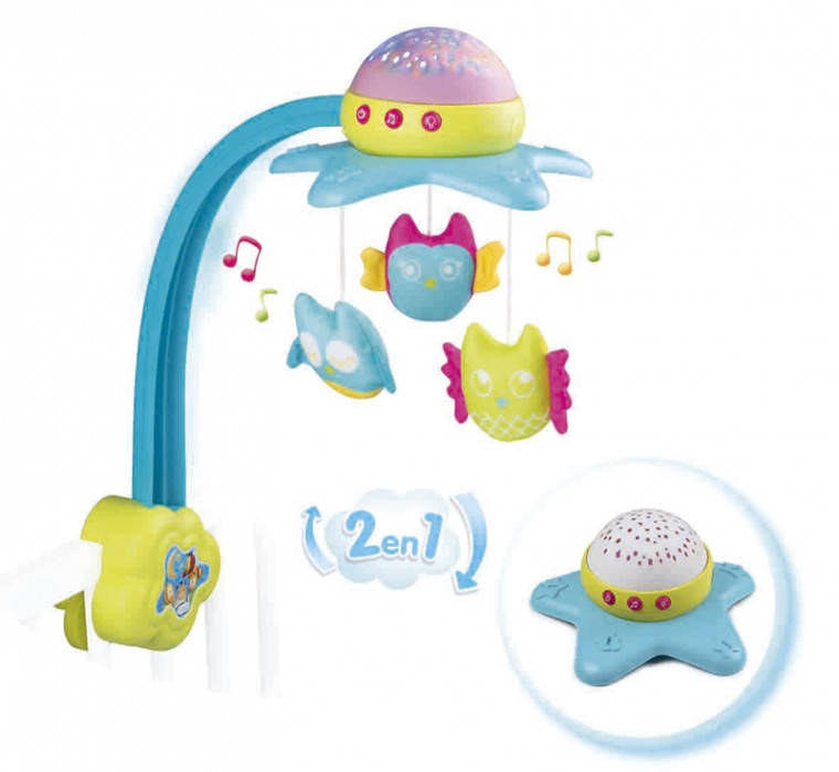 

Музыкальный мобиль-проектор Smoby Toys Cotoons Звезда 2 в 1 110116