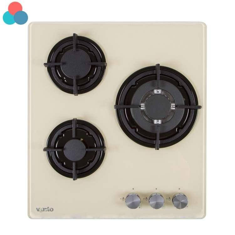 

Варочная поверхность Ventolux HG430-G1G CEST (IVORY) 45см бежевая газ контроль