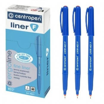 

Маркер линер тонкий красный F ergoline 0,3мм Centropen 4621