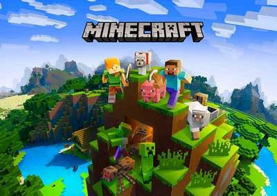 

Вафельная картинка для торта, конд.изделий "MineCraft", прямоугольная (лист А4)