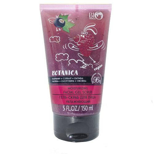 

Гель-скраб для лица Малина, смородина, овсянка Bio World