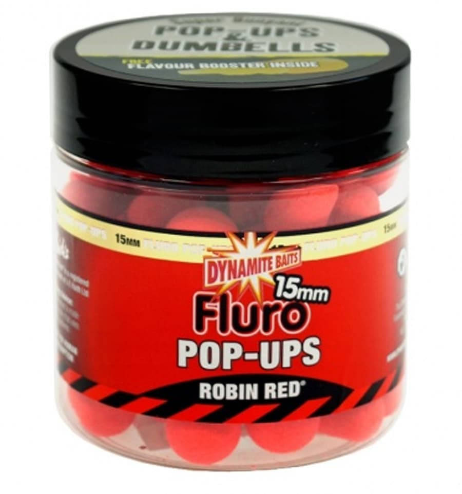 

Бойлы плавающие Dynamite Baits Robin Red Fluro Pop Up 15.0 мм