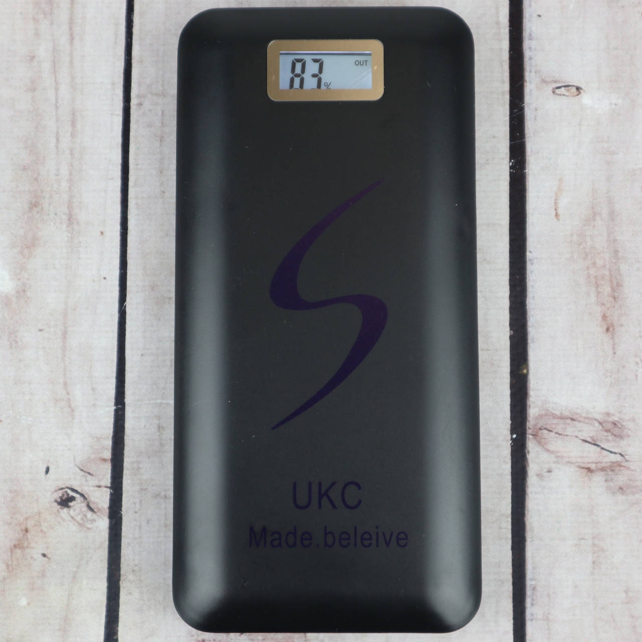 

Power Bank 30.000 mAh с экраном на 2 USB и LED фонарем черный (Оригинальные фото)