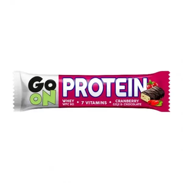 

Протеиновый батончик GoOn Nutrition Protein Bar 50 g cranberry goji & chocolate