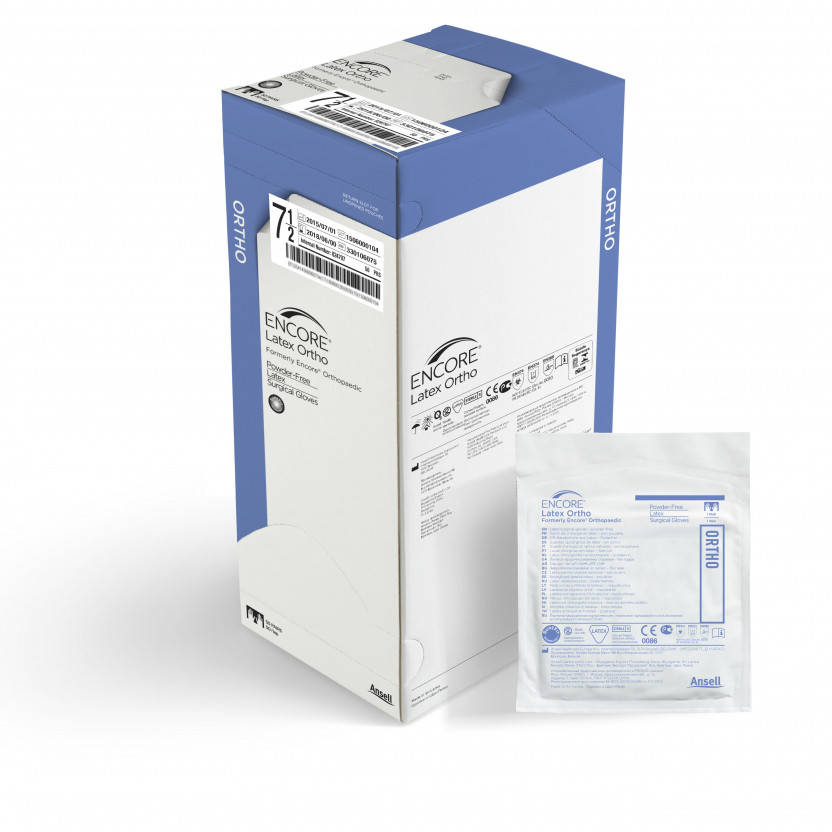 

Перчатки Encore latex Ortho хирургические латексные стерил. неприпудренные р.7,0, Коричневый
