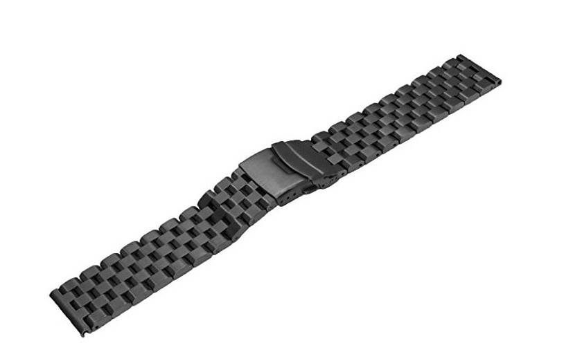 

Браслет универсальный Quadro Ремешок 22мм для часов стальной Черный BeWatch (1024401)