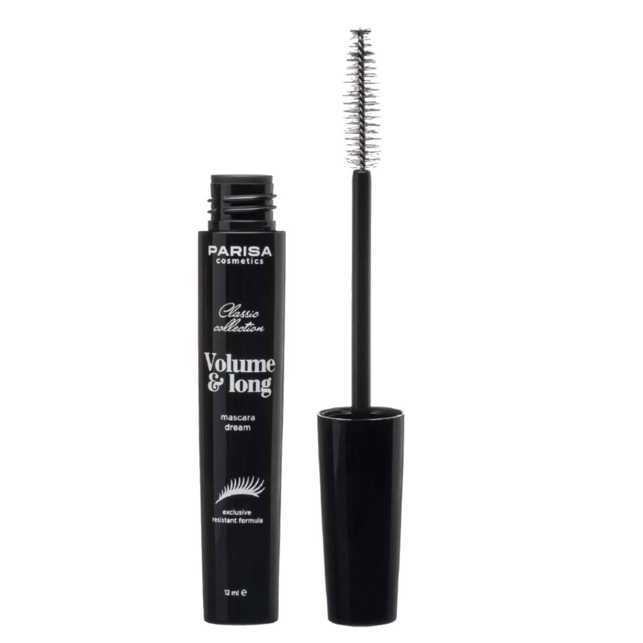 

Тушь для ресниц DREAM 2в1 обьём и удлинение Parisa Cosmetics, Черный
