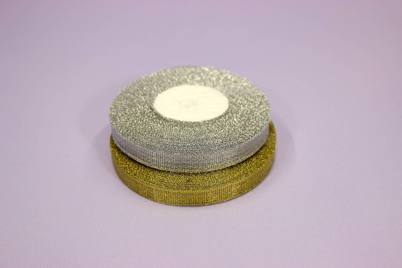 

Стрічка парчева 1см/25ярд