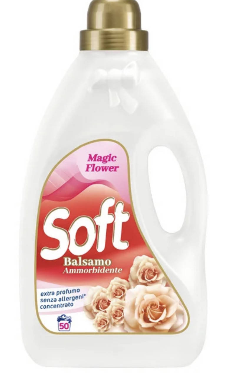 

Кондиционер-ополаскиватель SOFT Магический цветок Magic Flower 3 л 50 стирок Италия