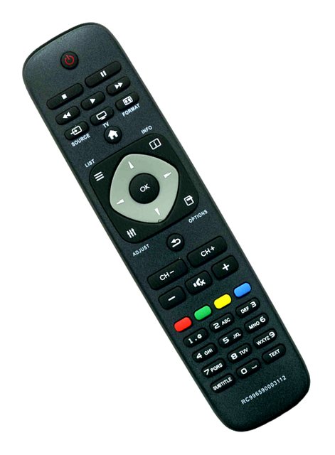 

Пульт для телевизора Philips 996590003112, Черный