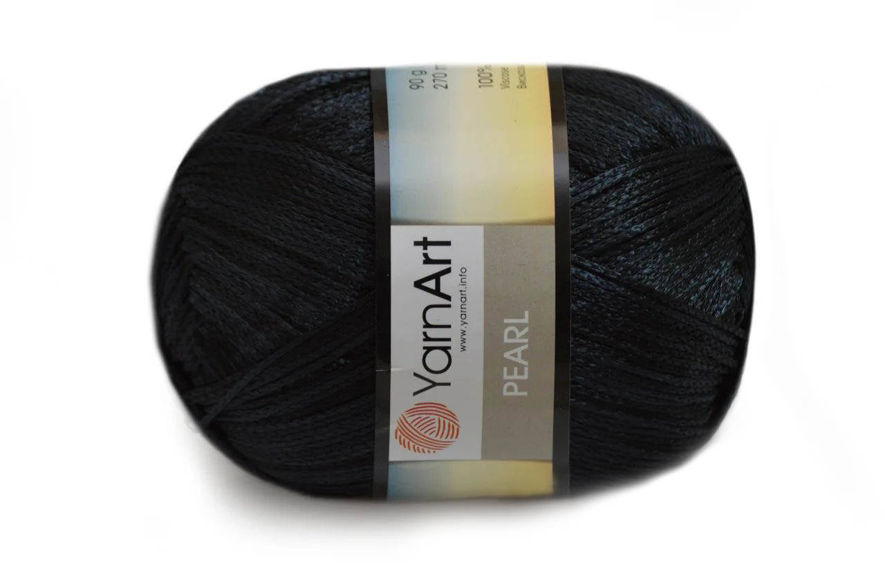 

YarnArt Pearl, Черный №107