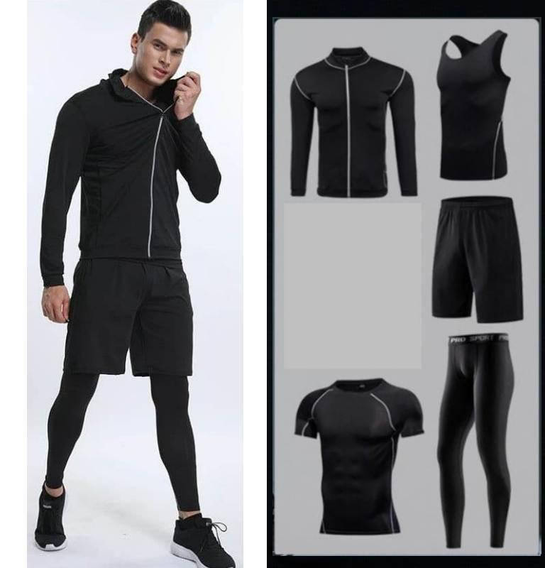 

Компрессионная одежда Pro Sport Комплект 5в1 для фитнеса и единоборств.Размер XXXL