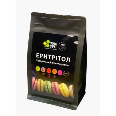 

Натуральний цукрозамінник еритритол "СолоСвіт", 500г