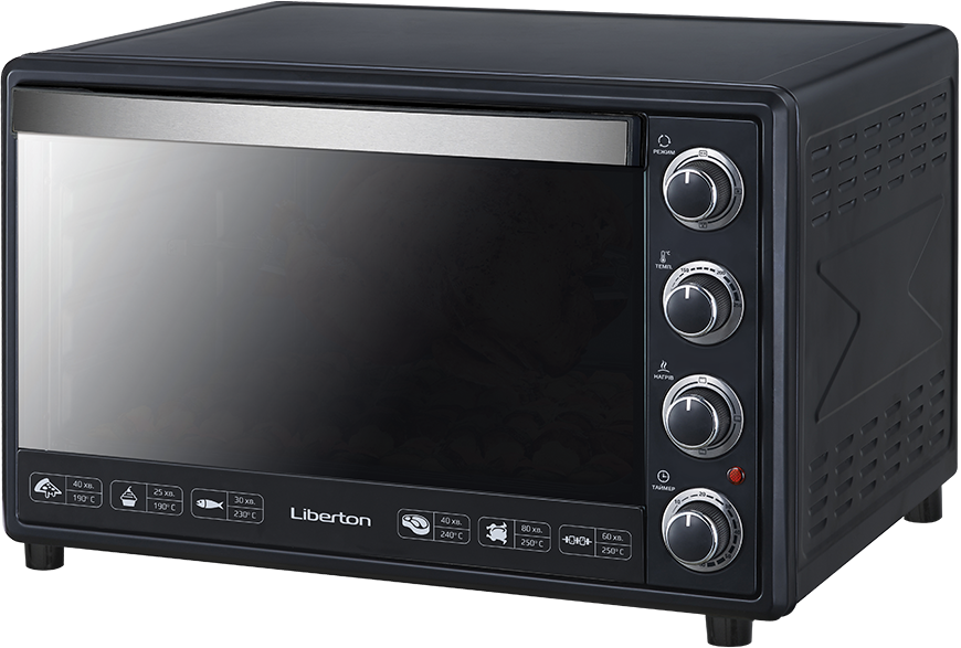 

Электродуховка Liberton LEO 650 BLACK MIRROR настольная