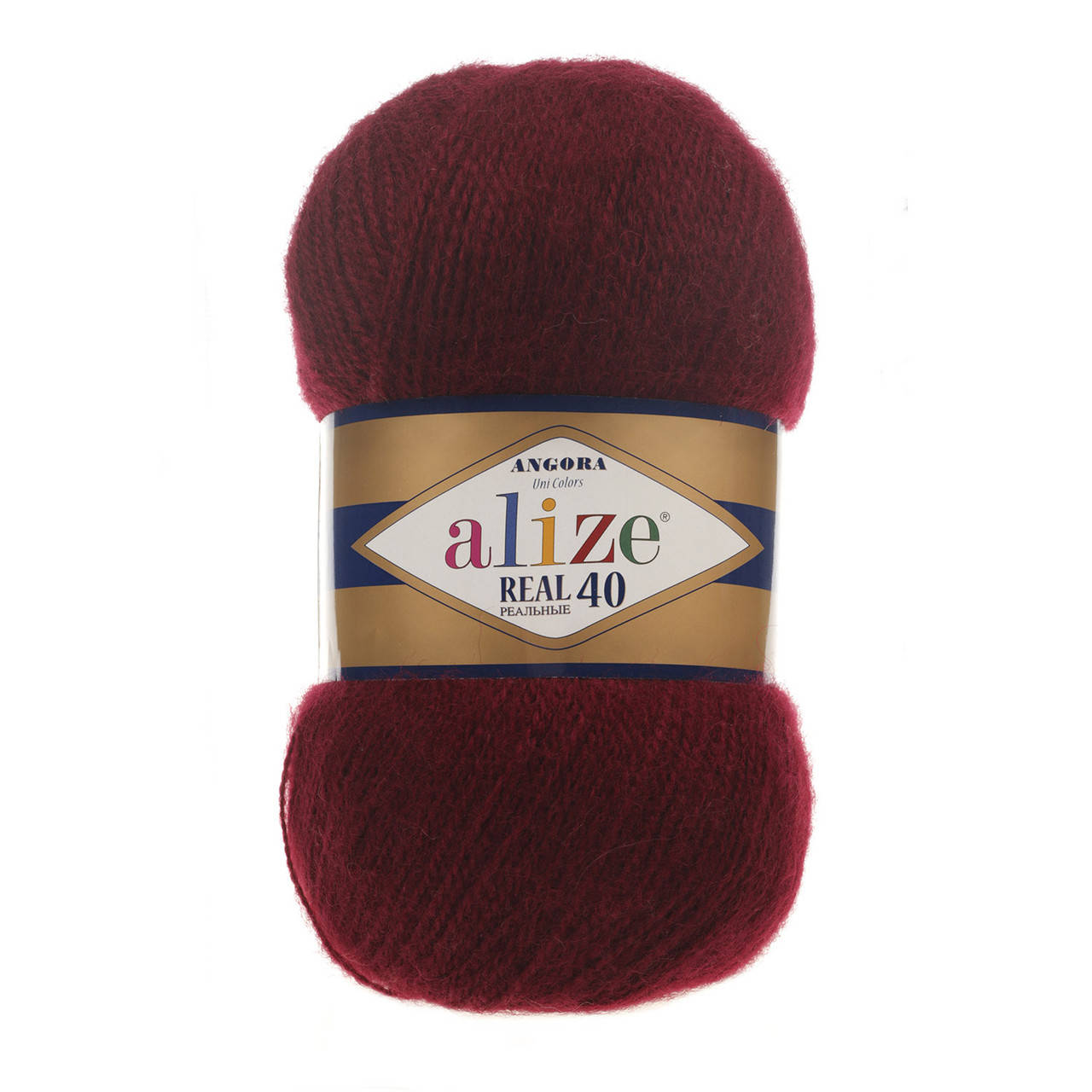 

Alize ANGORA REAL 40 бордовый №57