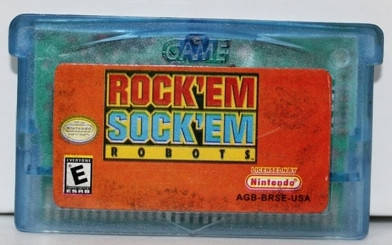 

Картридж для GameBoy Advance, игры на GBA, "Rock 'Em Sock 'Em Robots"