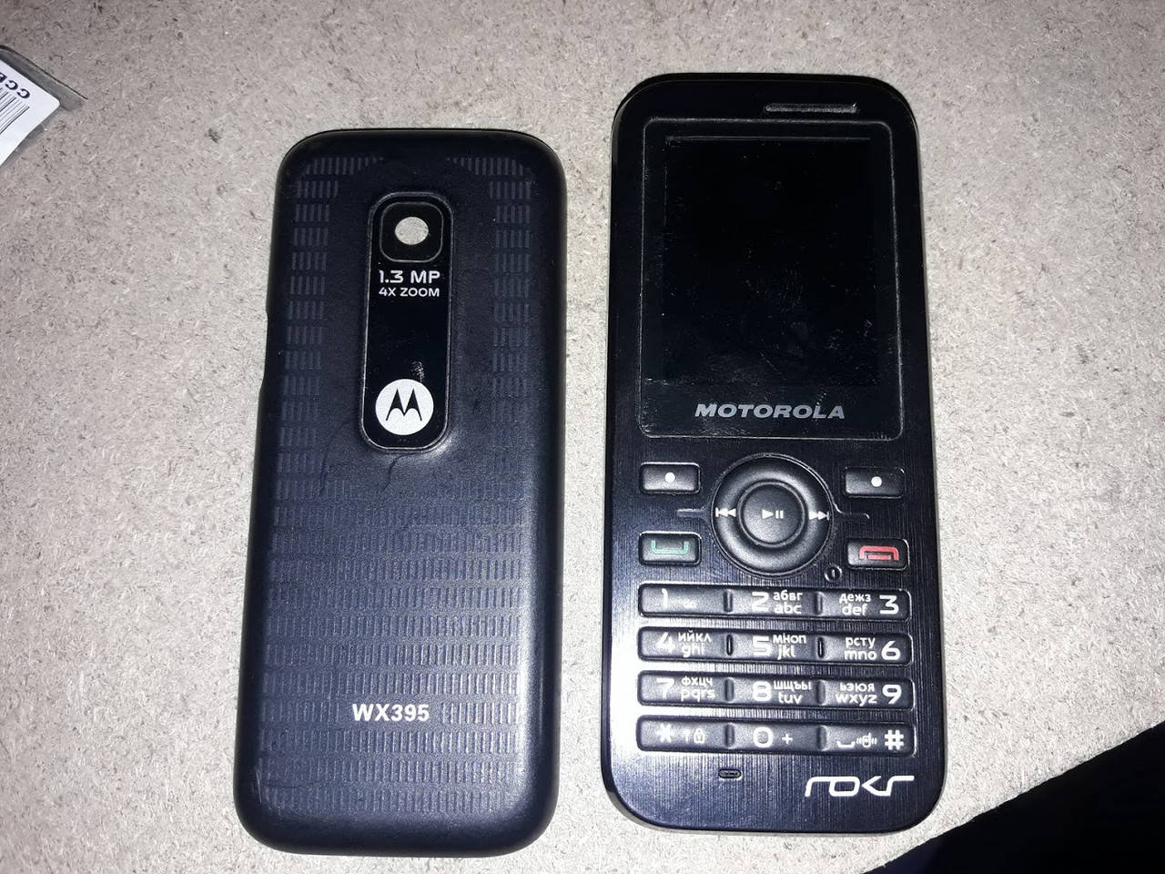 

Motorola WX395, Черный