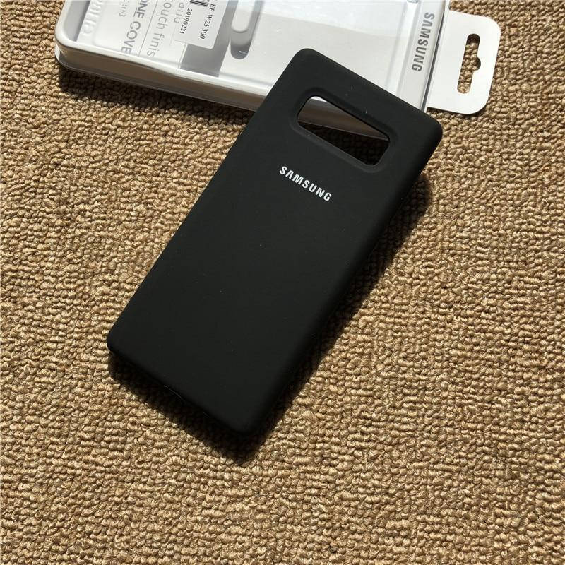 

Силиконовый чехол для Samsung Galaxy Note 8 Черный микрофибра soft touch
