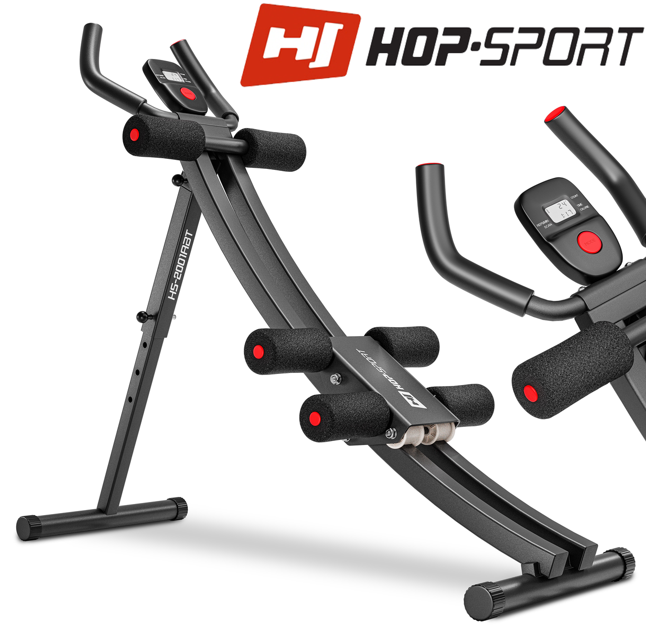 

Тренажер для пресса HS-2001 ABT Складной. До 110 кг, Черный