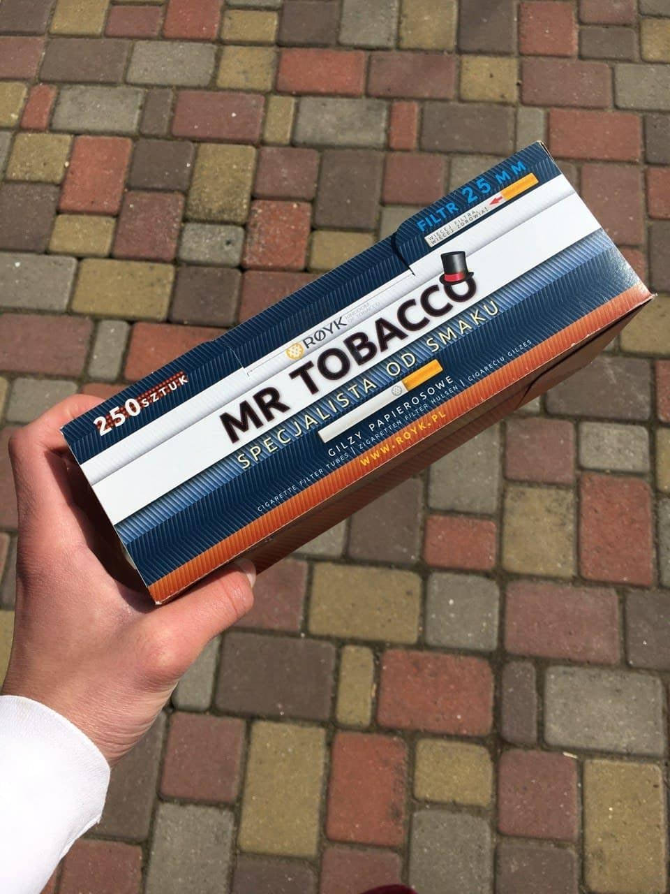 

Сигаретные гильзы MR TOBACCO (фильтр 25 мм) - 250 шт