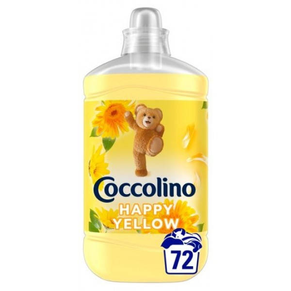 

Кондиционер для белья Coccolino Happy Yellow (72 стирки), 1.8 л
