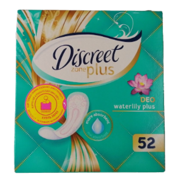 

Гигиенические прокладки Discreet Deo Water Lily Plus, 50 шт