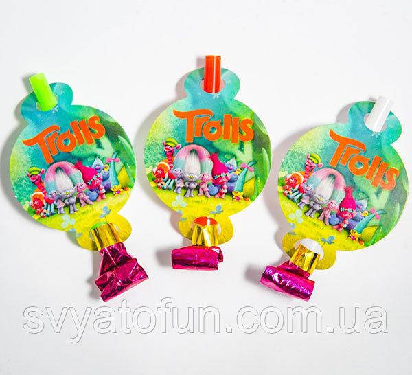 

Язычок-гудок Тролли 6 шт/уп